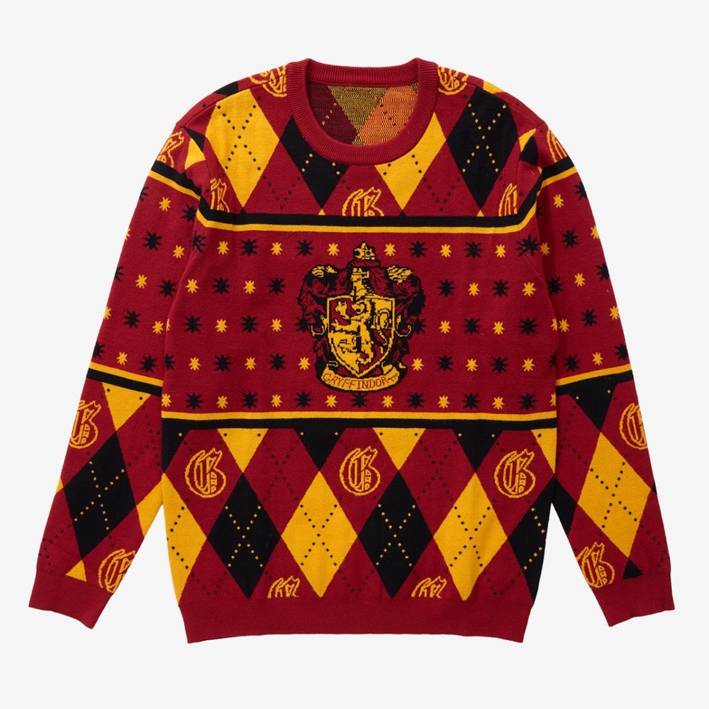 NWT Harry potter Gryffindor Ugly Christmas Sweater Size S for men